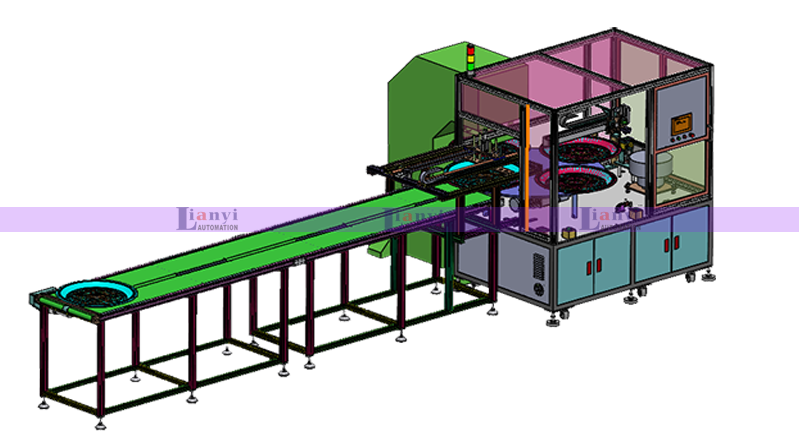 洗衣機底蓋半自動化鉚壓設備